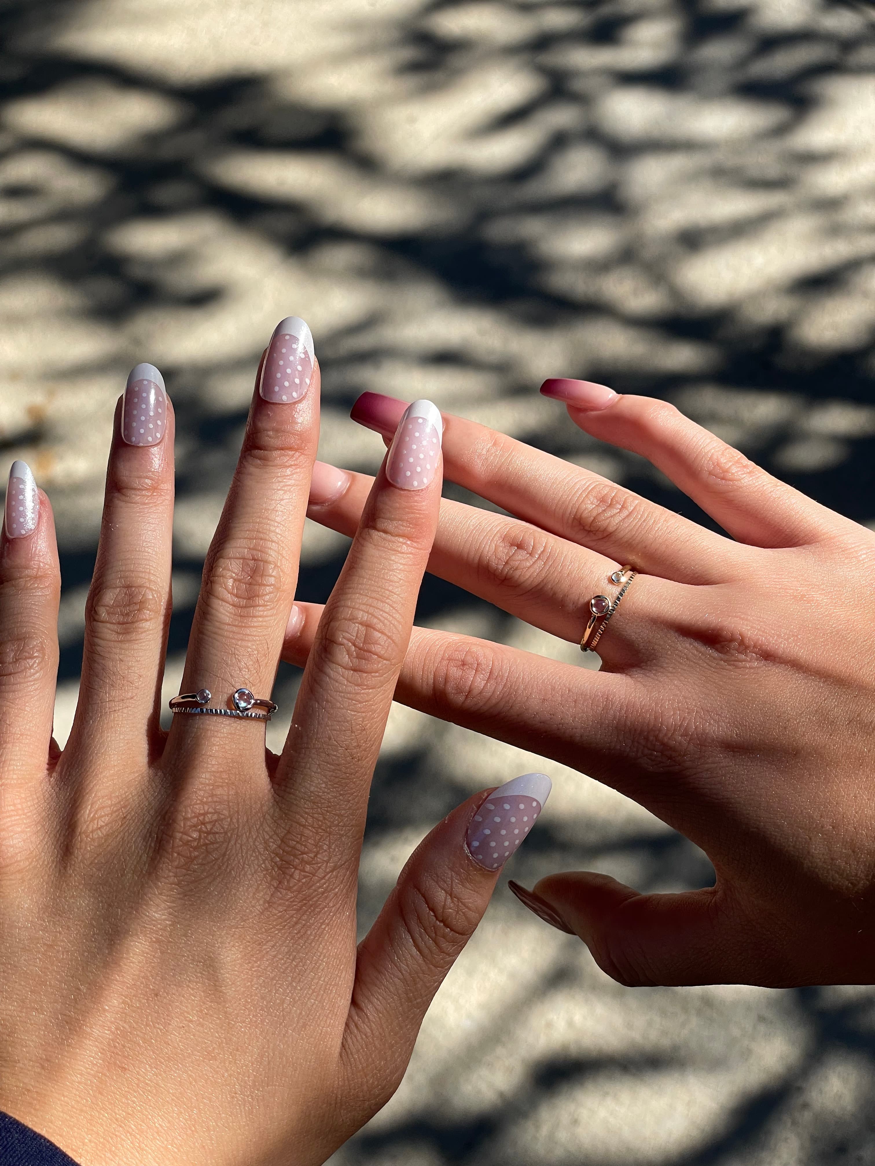 Moonlight collection rings